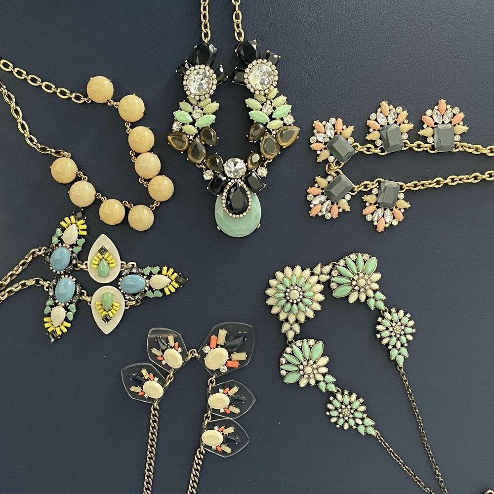 J. Crew Statement Necklaces LOT OF 6!